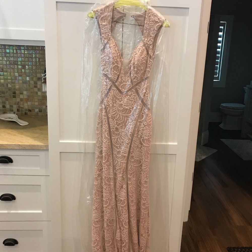 Beautiful prom, black tie gown